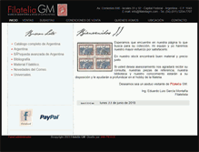Tablet Screenshot of filateliagm.com